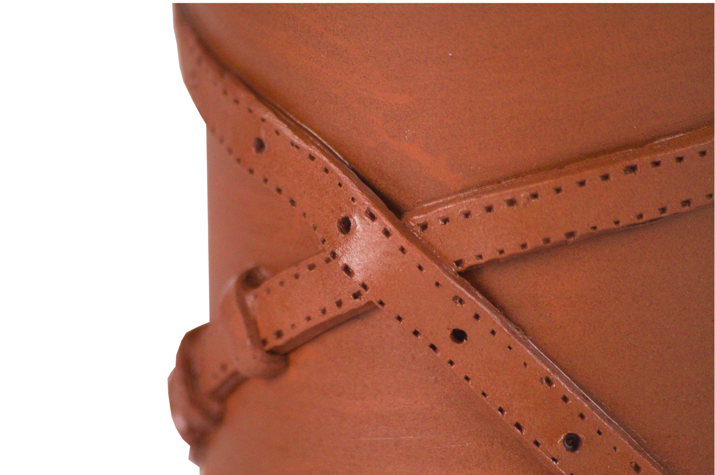 Vase slim "effet cuir"